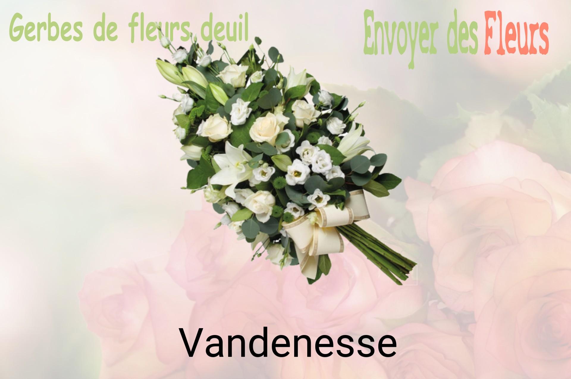 Gerbe de fleurs de deuil livrée à Vandenesse